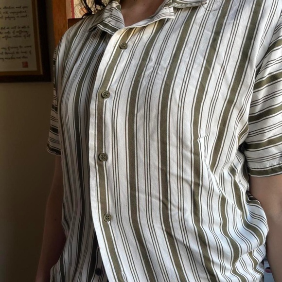 NATIVE YOUTH STRIPED BUTTON UP SHIRT - Picture 2 of 4